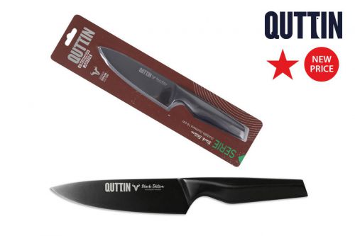 Faca De Chefe 16cm Black Edition — referência QT-731072