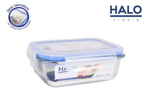 Lancheira Rect. C/Tampa Herm.s/Valv.14.5x11cm Qut — referência FM-R24930