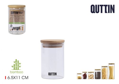 Pote Vidrio 6.5x11cm Quttin