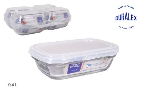 Marmita Ret. 0.4l/15.2x10.5x4.5cm Tampa Transp. — referência TR-5012AF