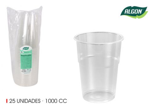 Copo Grande Plastico Algon — referência BA01054375284