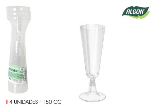 Copo Cava Com Base Algon