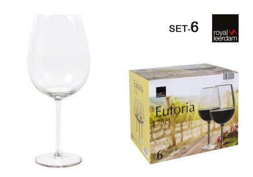 R26 6001766 Jogo De 6 Taças De Vinho 73cl Eup
