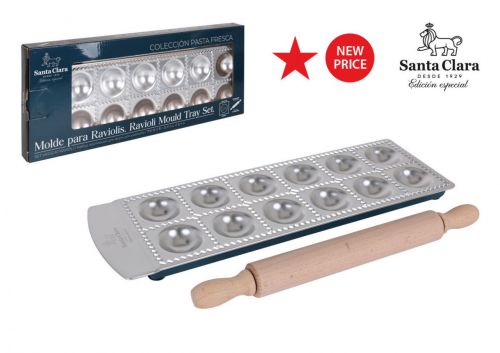 Y Molde Raviolis Redondo Con Rodillo Santa — referência MKT59621
