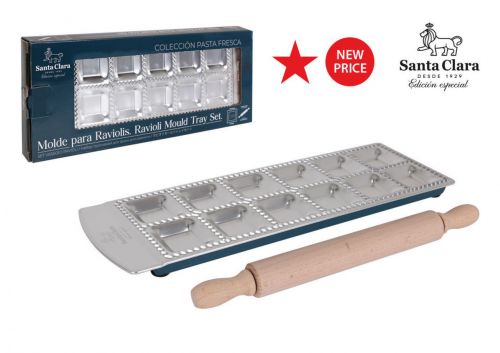 Y Molde Raviolis Cuadrado Con Rodillo Sant — vista 1