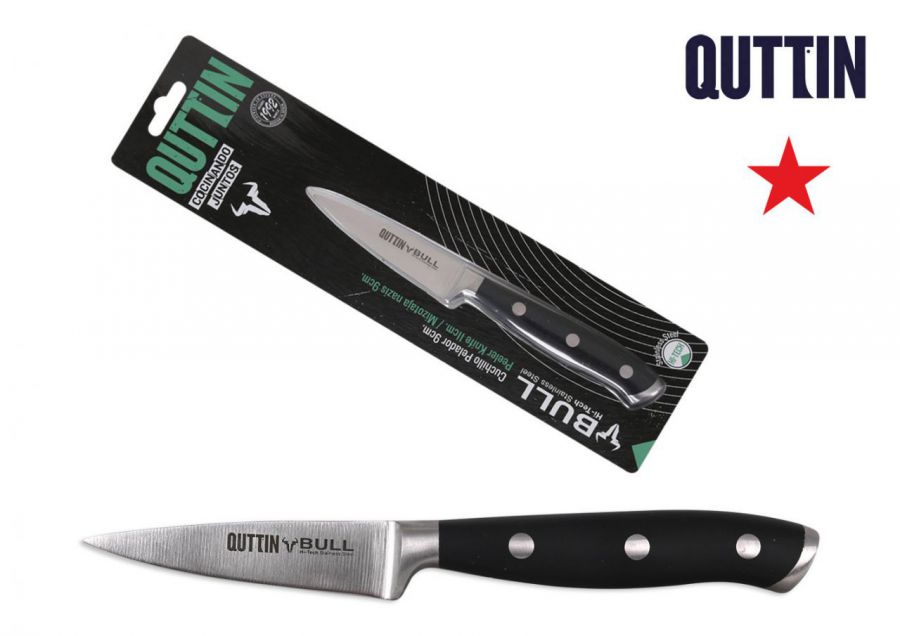 Y40cuchillo Pelador 9cm Quttin Bull Edition — referência MKT70077M