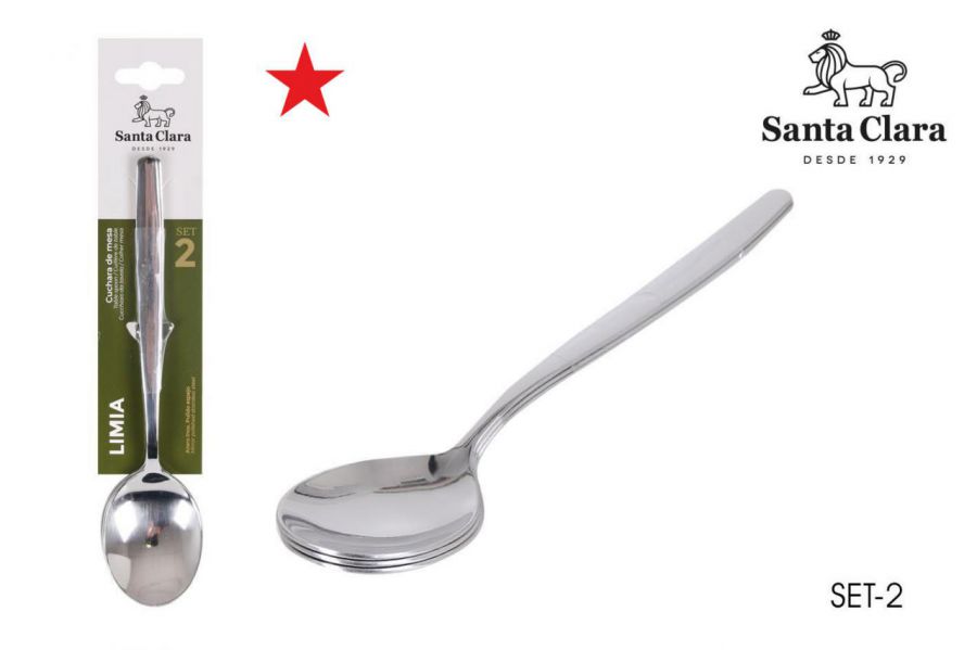 Y Set 2 Cucharas Mesa Limia Sta Clara — referência STA-121006R2