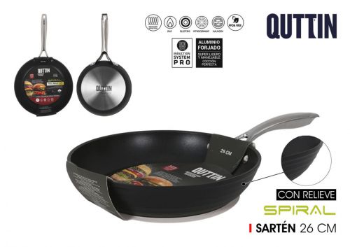 Pan 26cm Alum.forj.ind.full Spiral Quttin — vista 1