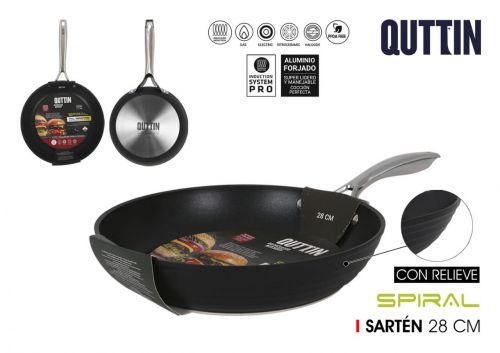 Pan 28cm Alum.forj.ind.full Spiral Quttin — referência QT-878SP028