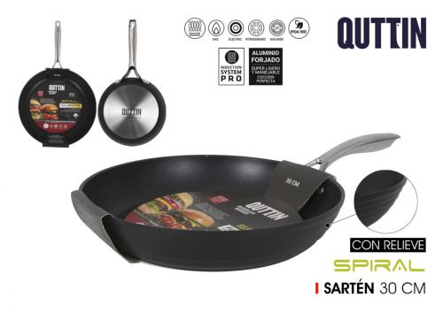 Pan 30cm Alum.forj.ind.full Spiral Quttin