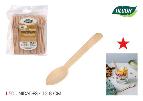 Colheres Café De Madeira Algon