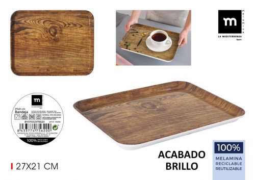 Bandeja De Melamina La Mediterranea — referência BY07032375620