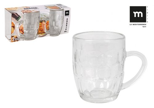 Set 2 Jarras Cerveza 300cc Abadia — vista 1