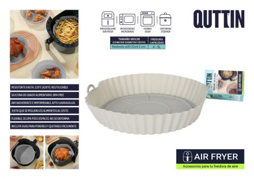 Base De Silicone Air Fryer Quttin — vista 1