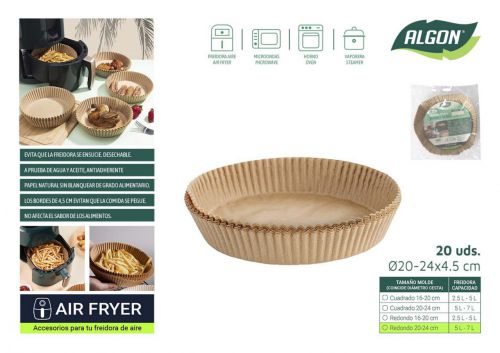 Base De Papel Para Airfryer Algon — vista 1