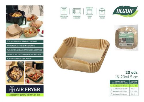Base De Papel Para Airfryer Algon