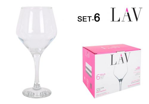 > Ell582fsx Set 6  Taça Vinho/Agua 450cc