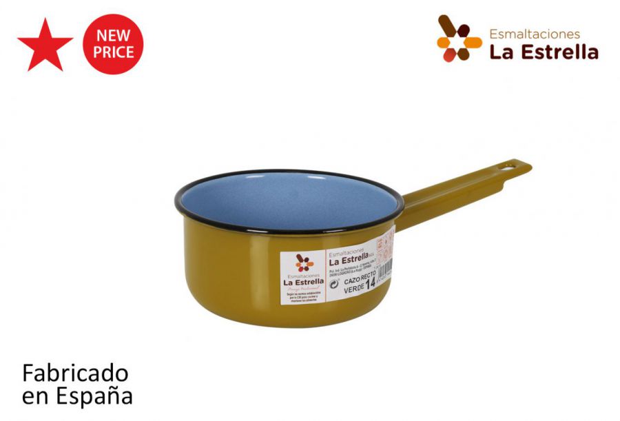 Y Cazo Recto 14cm  Verde