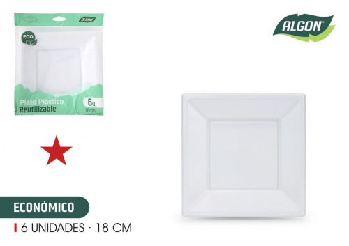 Prato De Plástico Algon — referência BA01054376177