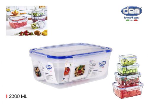 Fiambreiro Hermetico 2300ml Dem — vista 1