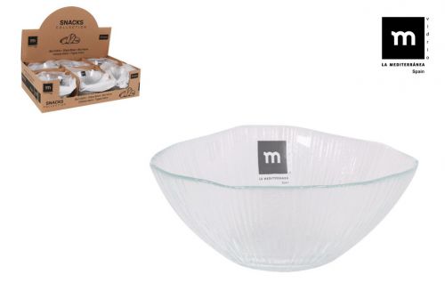 Tigela Vidro  Snacks Transparente  125x5cm