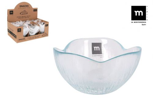Tigela Vidro  Snacks Transparente 12x6cm