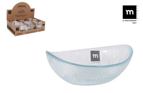 Tigela Vidro  Snacks Transparente  125x5cm