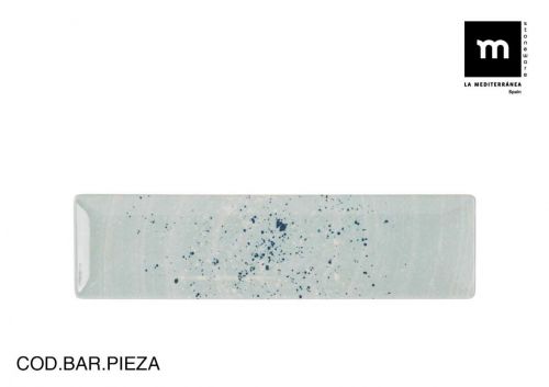 Prato Retangular 30x8cm Ador Elite Brilhante — referência FM-ADO25014