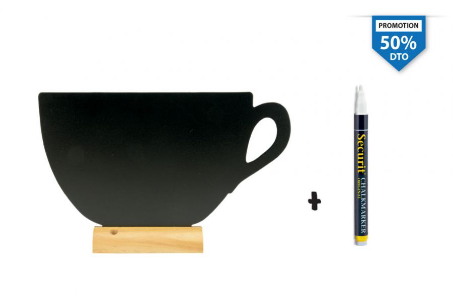 50 24pizarra De Mesa Forma Taza+marc.21.3 — referência B645FBTCUP