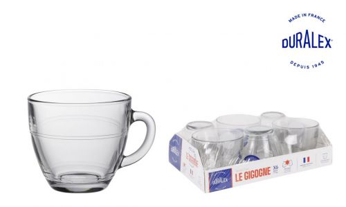 Set 6 Canecas Com Asa Transp. 22cl Gigogne — vista 1