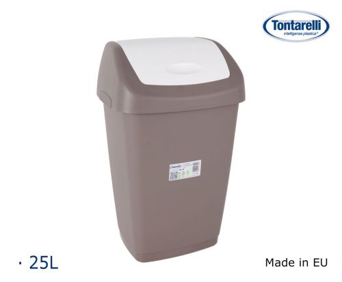 Lixeira De 25 Litros Com Tampa Basculante Aurora — vista 1