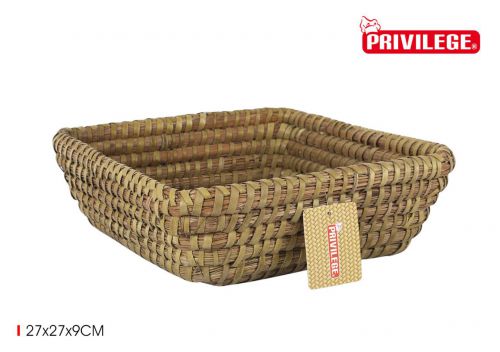 Cesta Conica Mimbre Cuadrada  27x27x9cm Korne — referência 36504CKC27