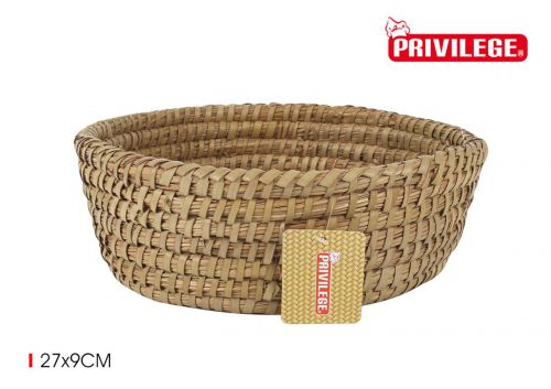 Cesto Conico Vime Redondo  27x9cm  Kor — referência 36504CKR27