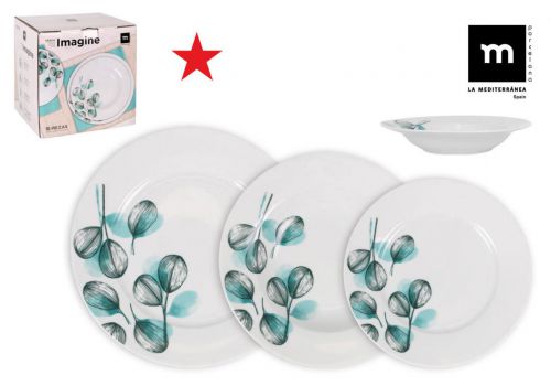 Y Vajilla Redonda 18pcs Imagine Md — vista 1