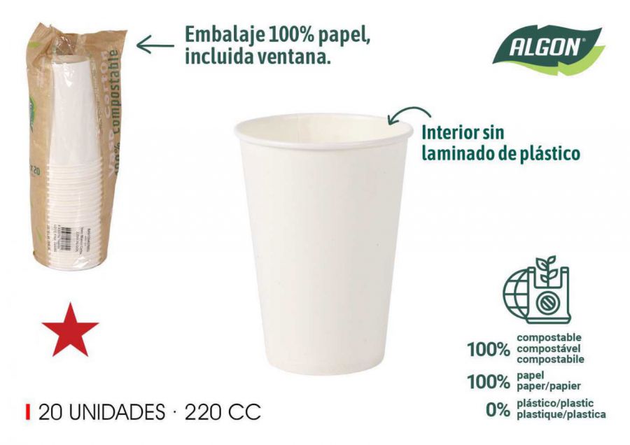 Copo De Papel Algon — referência BA01054076853