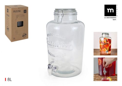 Jarro Dispensador 8l La Mediterranea — vista 1