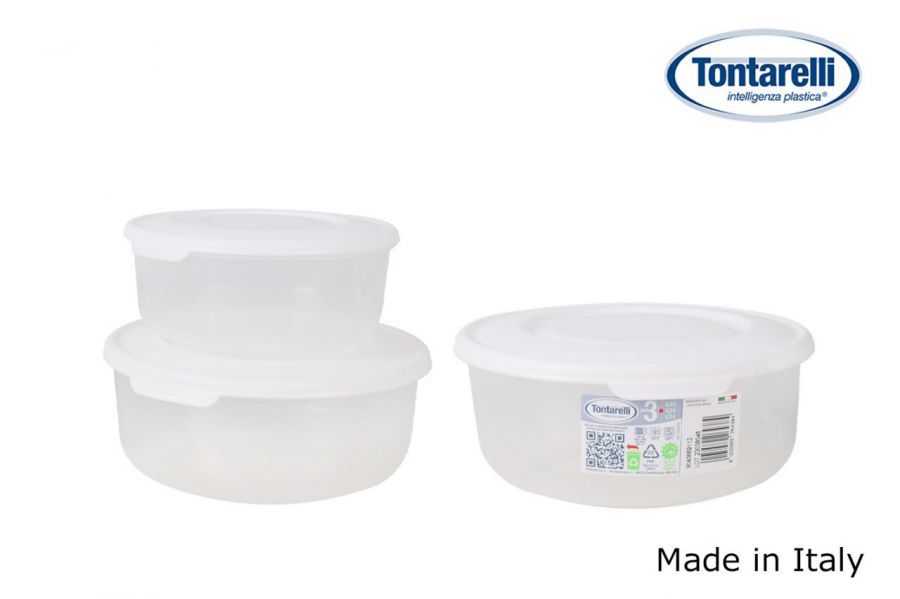Conjunto De 3 Recipientes Para Lanche Vermelhos — referência 9040669C112