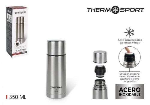 Garrafa Vacuo Inox 350ml Thermosport.