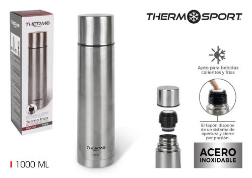 Garrafa Vacuo Inox 1000ml Thermosport