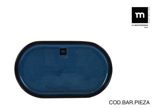 Bandeja Oval 25.3x13.5cm Chester Blue — vista 1