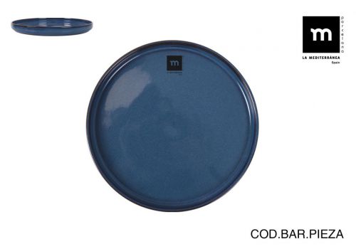 Bandeja Redonda 19.6x2.2cm Chester Blue — referência 720B107