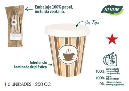 Copo De Cafe De Papelao Algon — vista 1