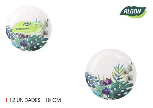 Piatto Rotonda Del Cartone 18 Cm Algon — vista 1