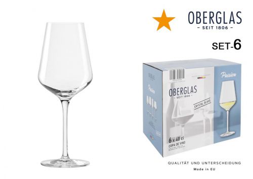 R26 Jogo De 6 Taças De Vinho Oberglas 40cl Pass — referência 657P15502