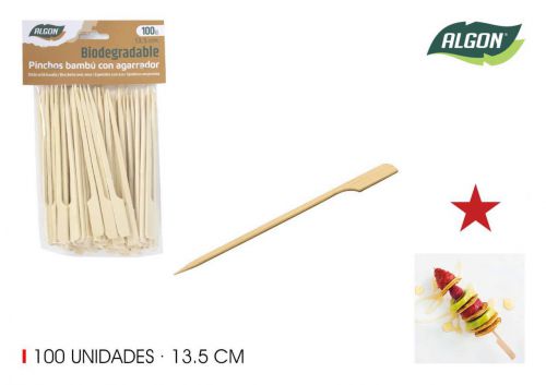 Espetos De Bambu Algon — vista 1