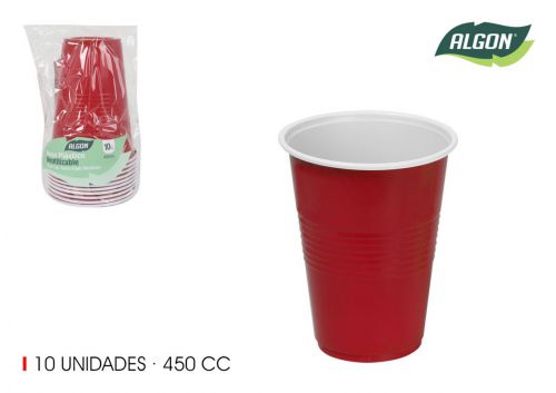 Set Copos Duas Cores Algon — vista 1