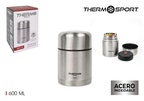 Garrafa Vácuo Alimentos Inox 600ml Thermosport