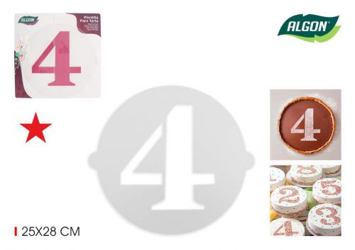 Y Modelo De Bolo De Aniversario N4 Algon — referência BA01029976122