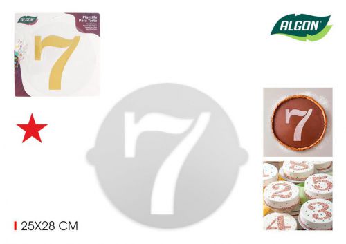 Y Modelo De Bolo De Aniversario N7 Algon — referência BA01029976125
