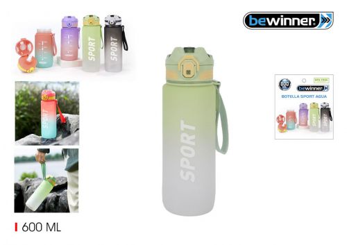 Garrafa De Agua Desportiva Multicolorida Bewinner — vista 1